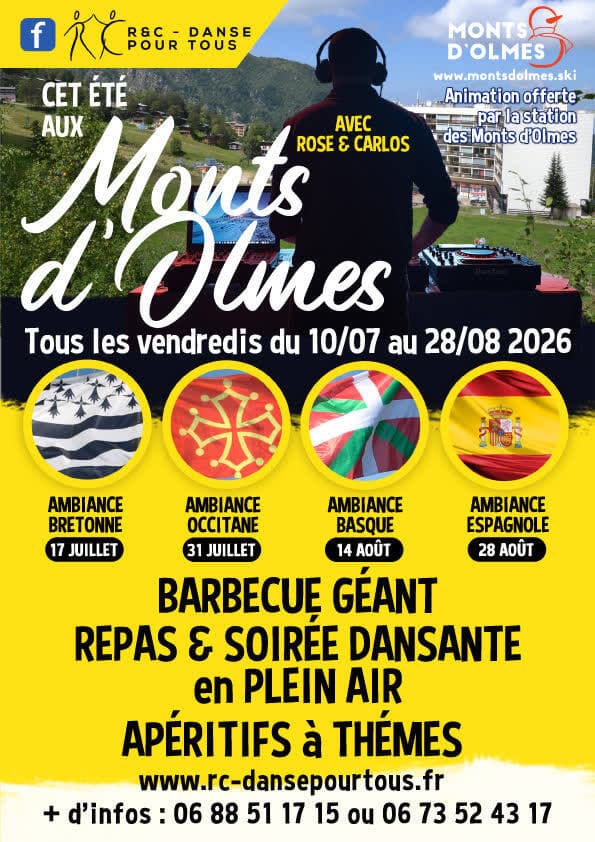 Soirées dansantes aux Monts d’Olmes avec Rose & Carlos